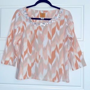 Ruby Rd. Petite Medium Embellished Top PM